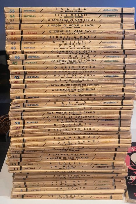 Novelas inquerito livros antigos raros