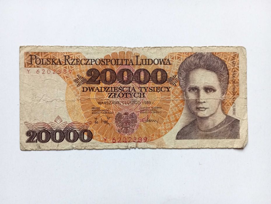 20000 zł 1989     -  Y  -