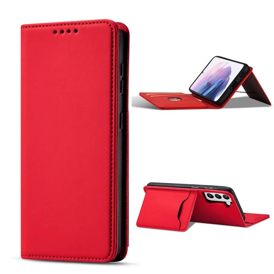 Etui Card Braders Case Do Samsung Galaxy S22 Plus Czerwony