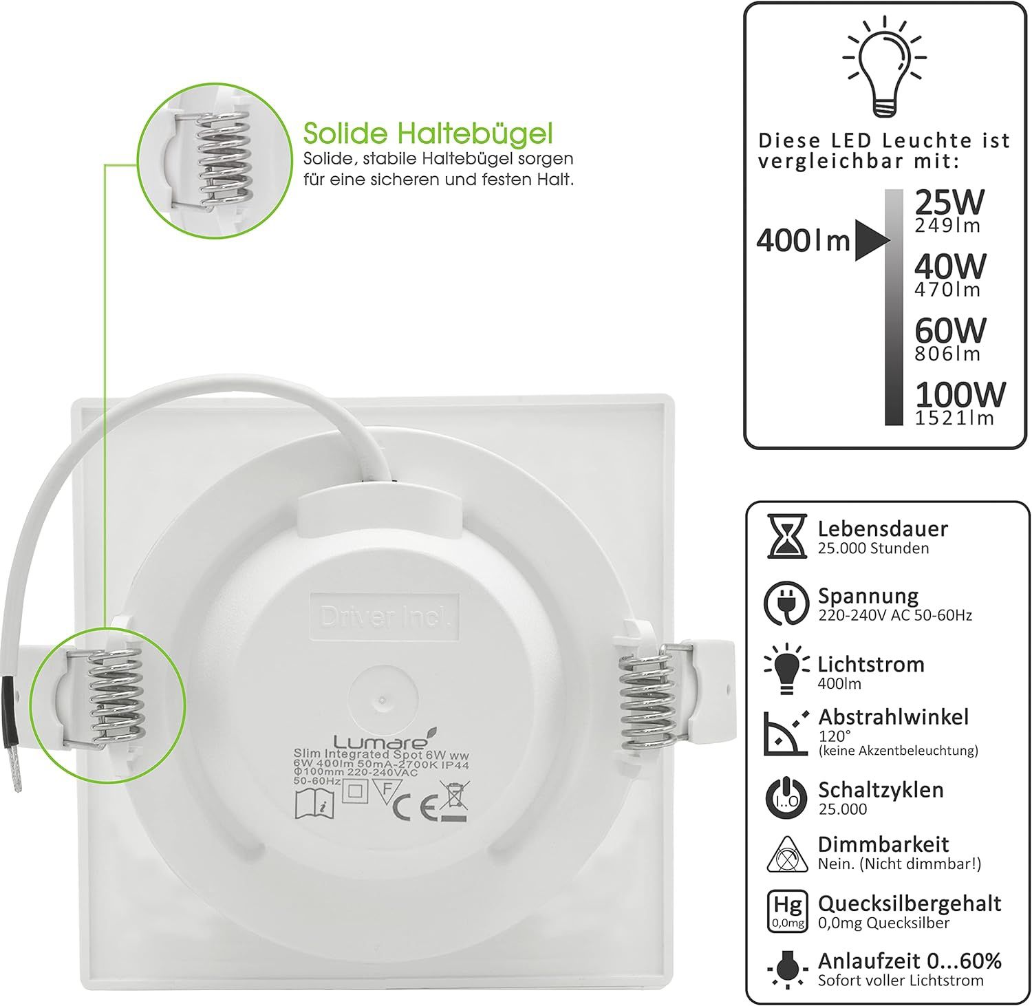 Reflektor LED Lumare 6 W