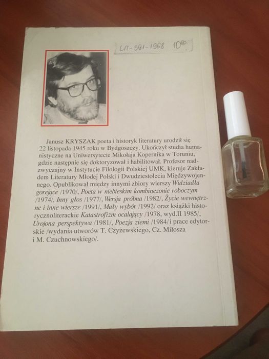 „Literatura złej chwili dziejowej. Szkice o drugiej emigracji” Kryszak