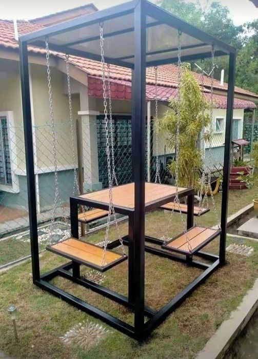 Huśtawka metalowa  sześcioosobowa ZIMOWA PROMOCJA MINUS 5%