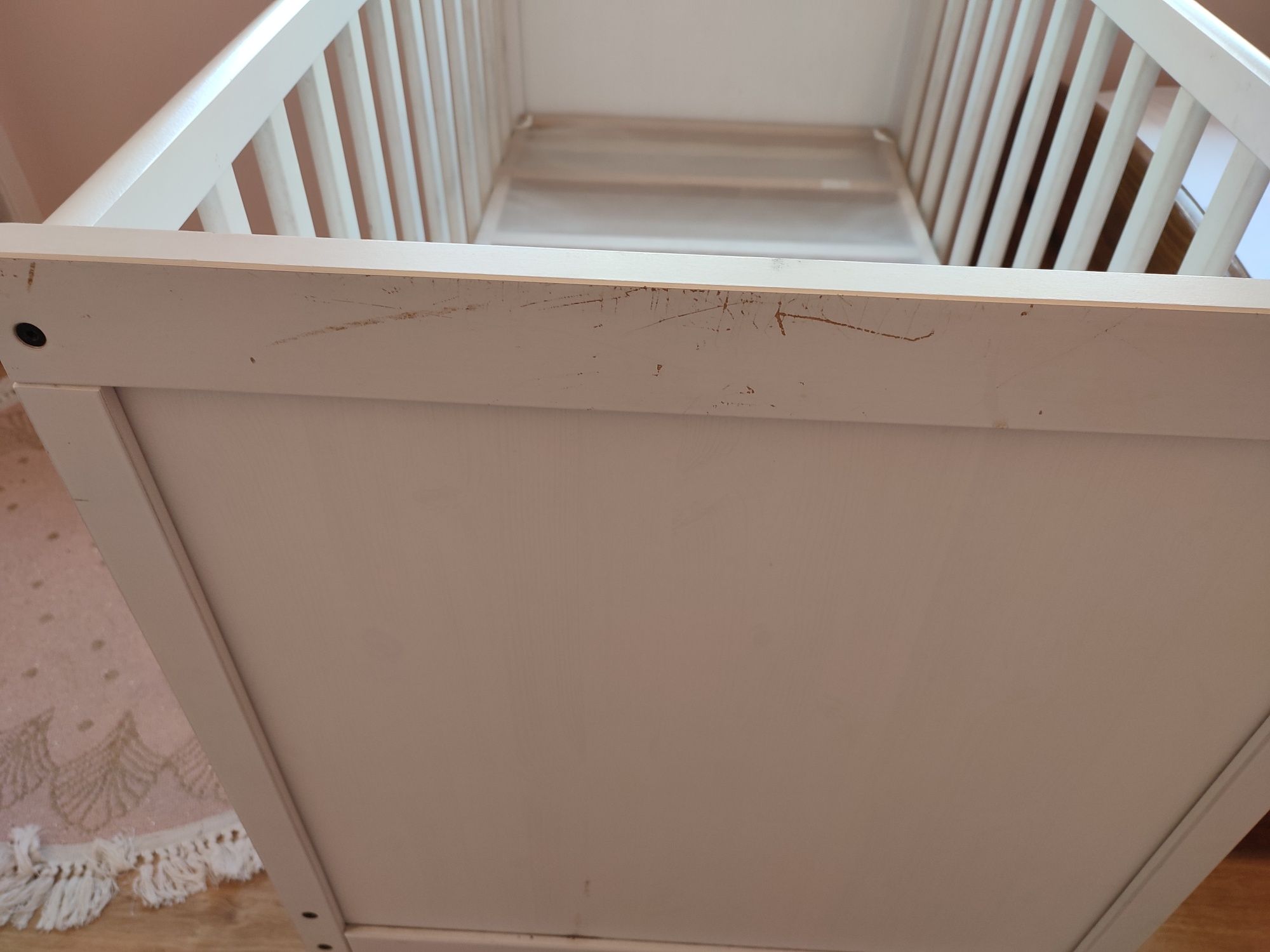 Berço cama grades IKEA com colchão