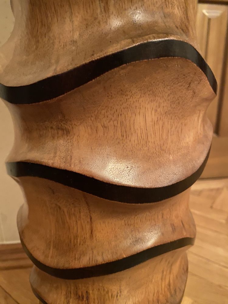Напольна ваза  із дерева «Грація», ручна робота