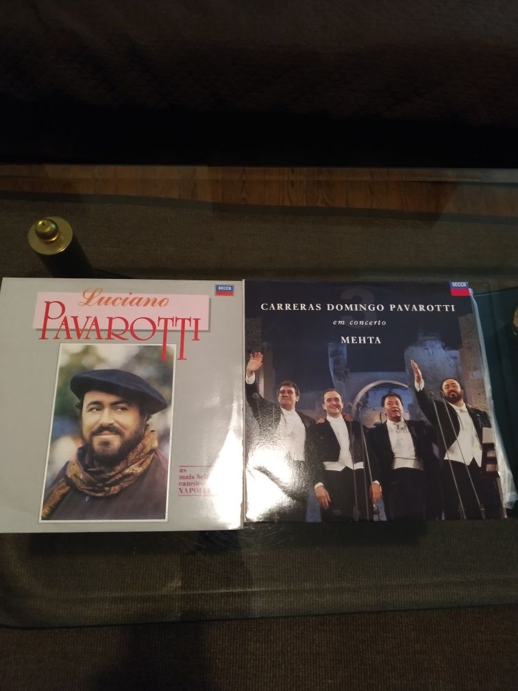 Discos vinil (Paul McCartney, L. Pavarotti)