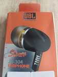 Słuchawki przewodowe JBL JB-304 jack 3,5 nowe 2 kolory