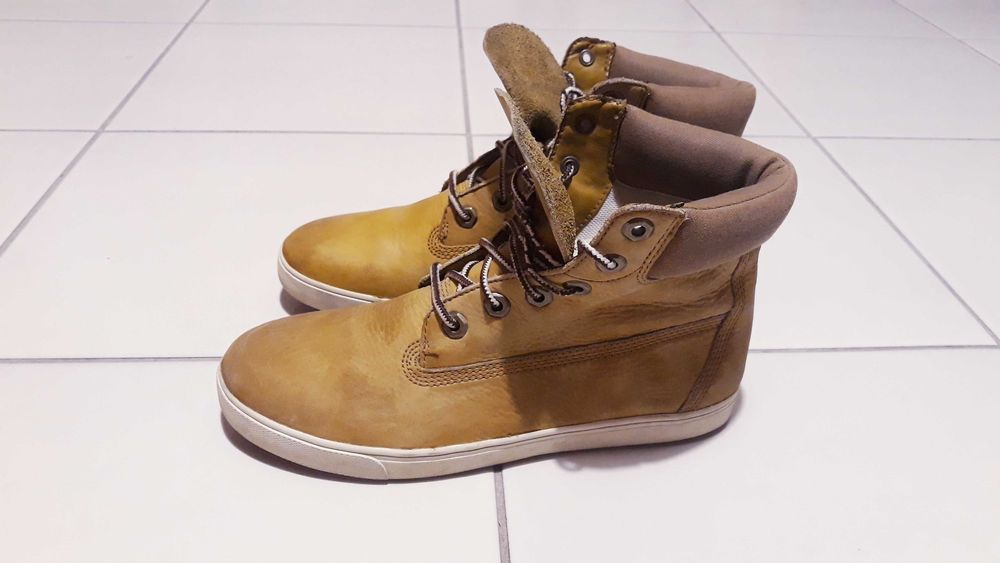 LEKKIE skórzane trzewiki damskie TIMBERLAND Earthkeepers 38 bdb OKAZJA