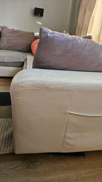 Narożnik szary z funkcją spania