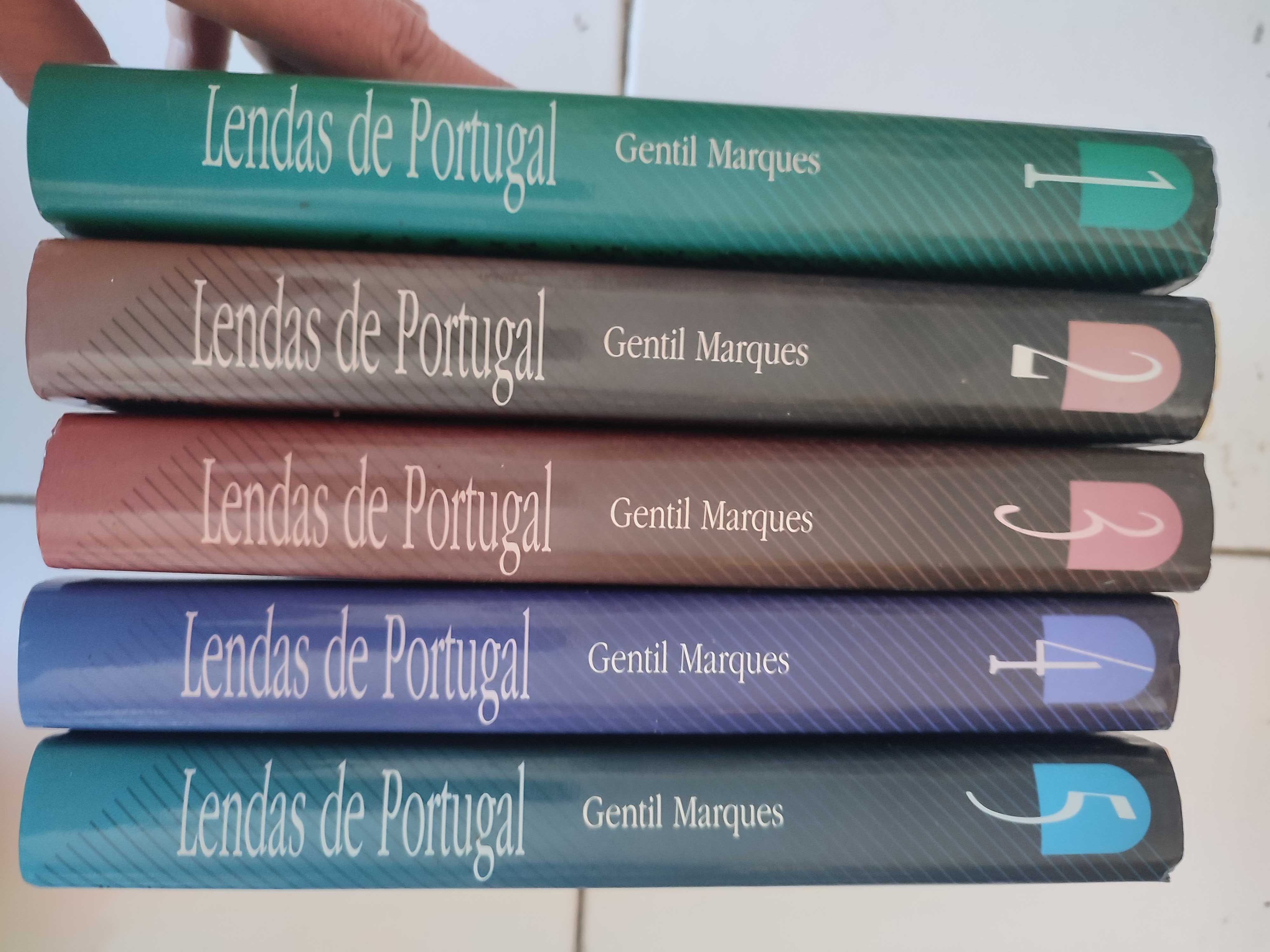 Lendas de Portugal - Gentil Marques - 5 Volumes