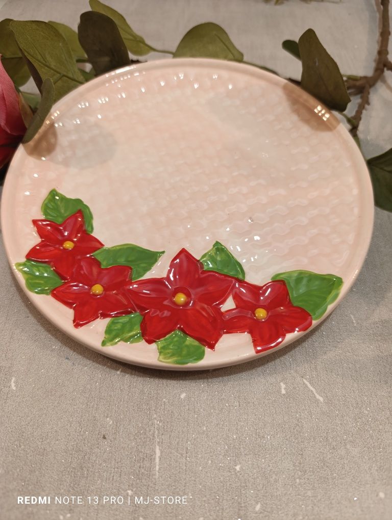Talerz ceramiczny dekoracyjny