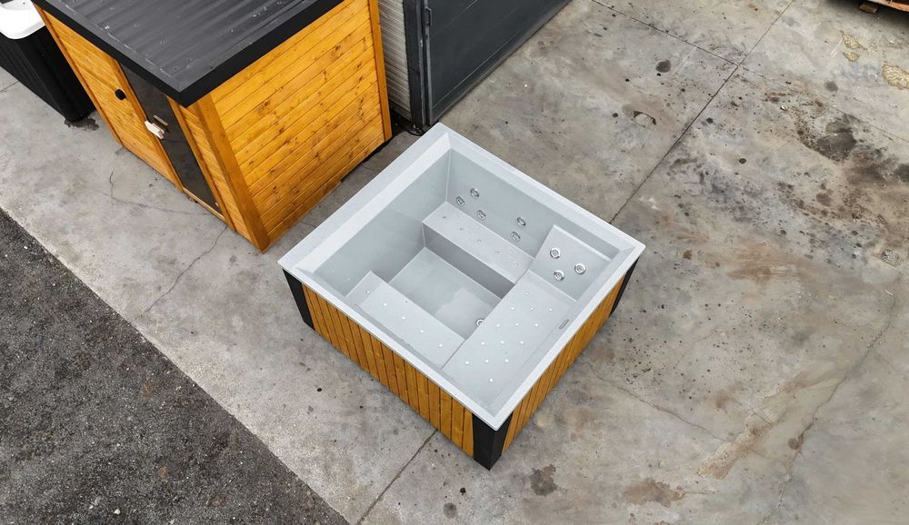 Balia 6-cio osobowa -  210x193x100cm  - jacuzzi - raty 0% - filtracja