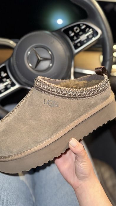 ugg,уггі коричневі,зручна трендова моделька на платформі