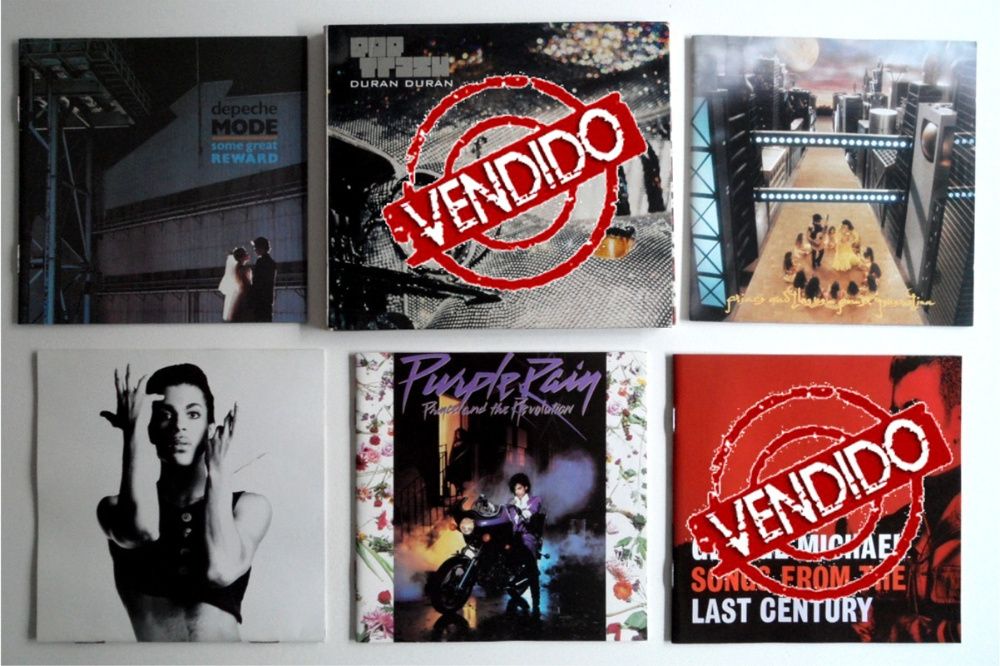 CD's Prince, Duran Duran, Depeche Mode,Frankie Goes Hollywood, Paul Yo