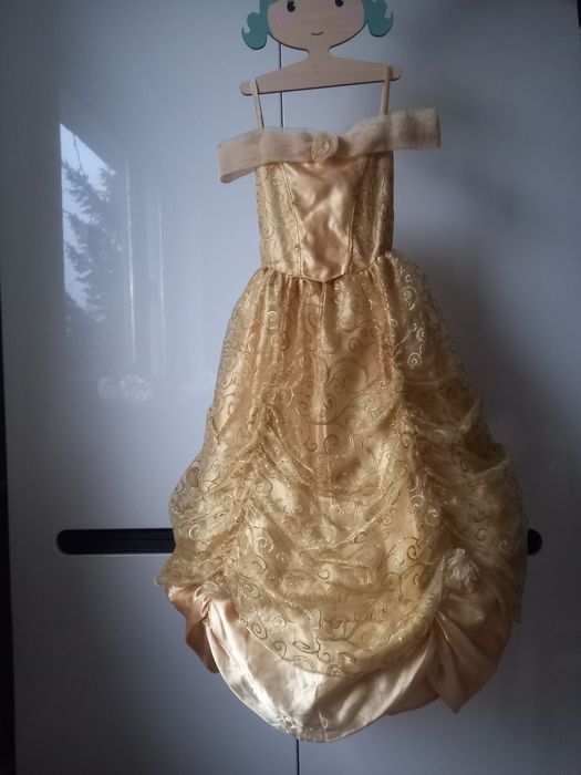 Przepiękna sukienka Piękna i bestia roz 8 lat Disneyland Paris koło ks