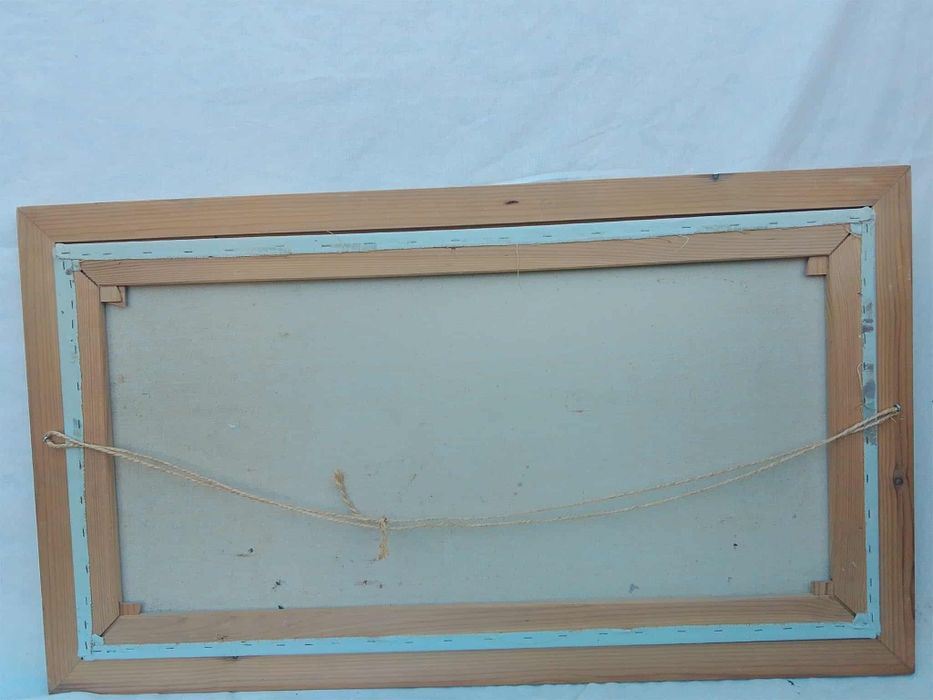 Obraz na płótnie sygnowany .