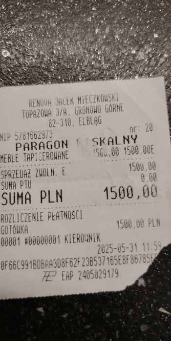 Kanapa rozkładana jak NOWA!