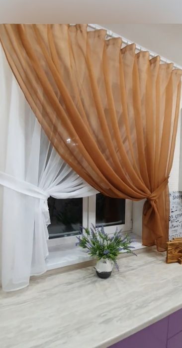 Штори. Комплект. Гарна якість. Багато кольорів на вибір.