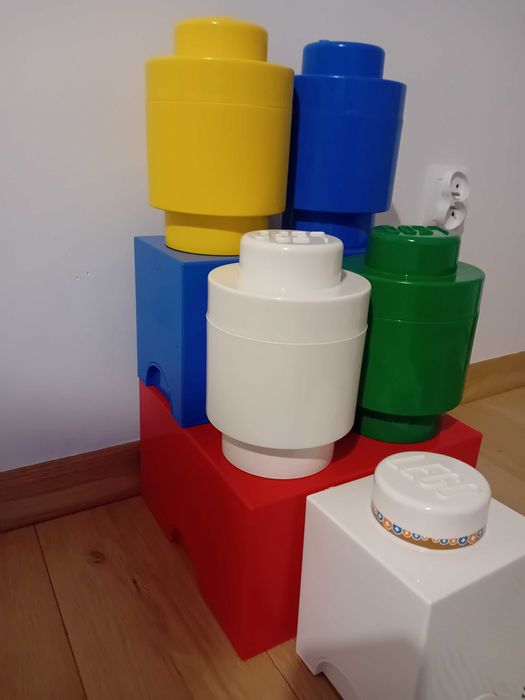 LEGO 7 pudełek na klocki