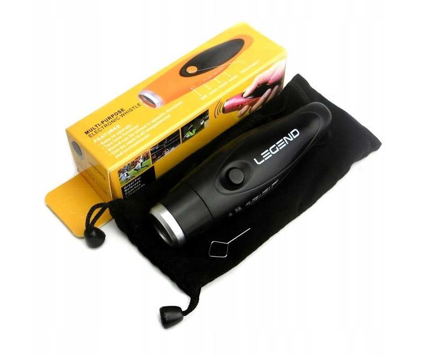 Gwizdek elektroniczny Legend czarny na baterię do sportów drużynowych