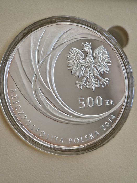 500 zł Kanonizacja Jana Pawła II 2014 r. UNC