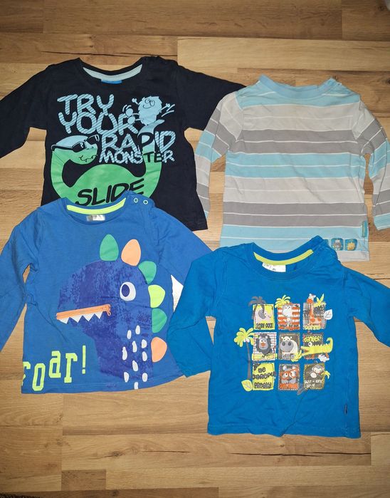 Koszulki z długim rękawem 86-92 cm