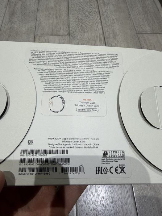 Смарт часы Apple Watch Ultra MQFK3GK/A оригинал