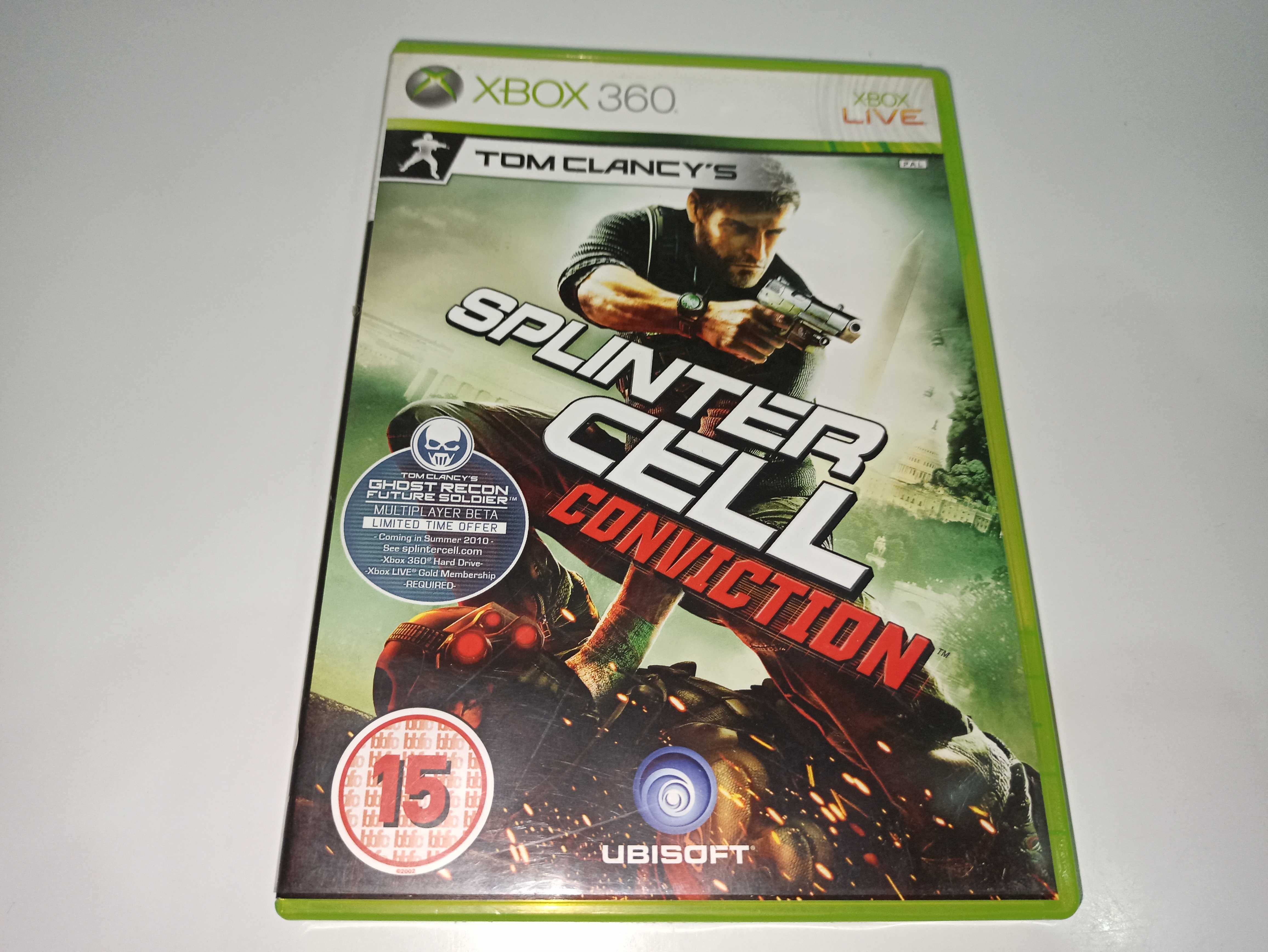 xbox 360 SPLINTER CELL CONVICTION gra akcji szpiegowska