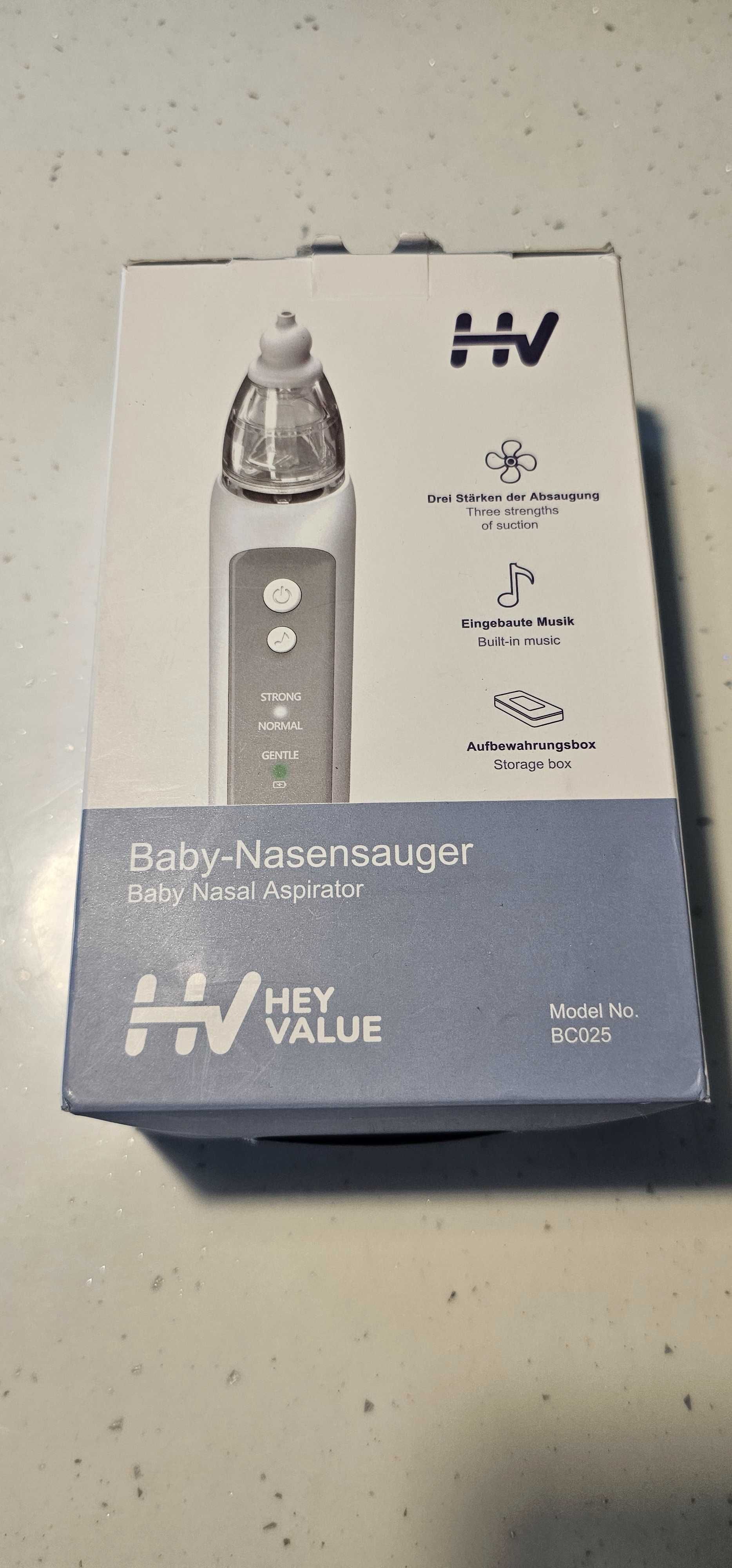 Elektryczny aspirator do nosa dla niemowląt
