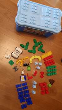 Caixa de blocos Zoo Brick&Fun para criança a partir dos 12 meses