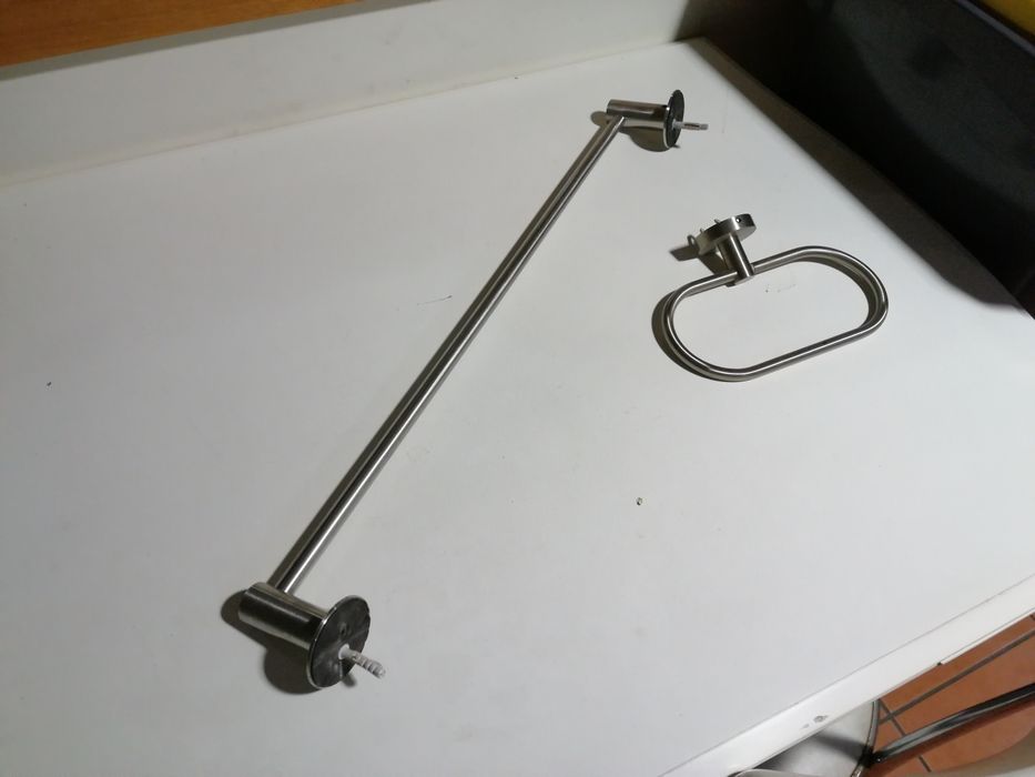 Toalheiro inox lavatorio