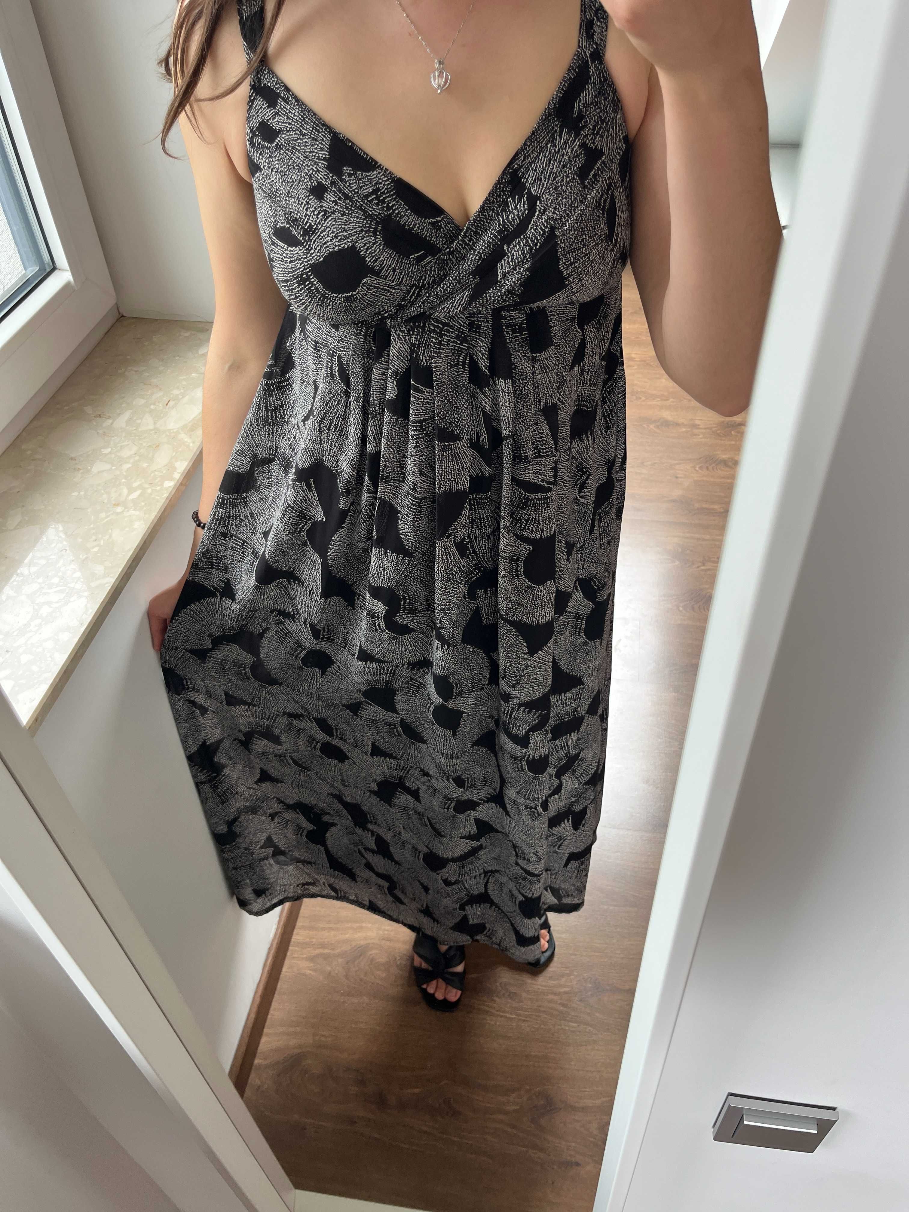 Letnia sukienka maxi na ramiączkach Lindex rozmiar M boho smart casual