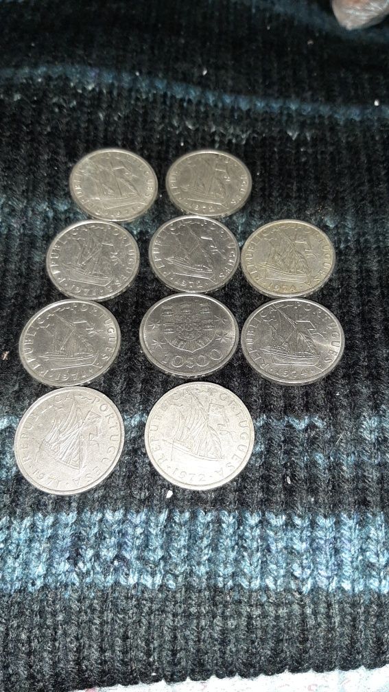 10 meedas de 10 escudos
