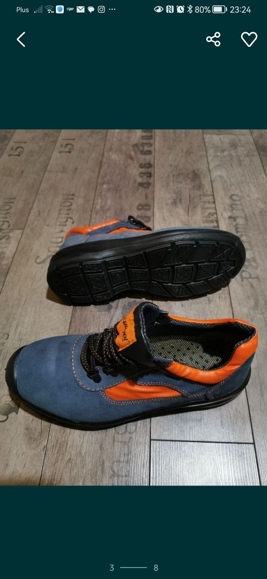 Skórzane Robocze Buty Męskie Łukpol Lekkie Wygodne