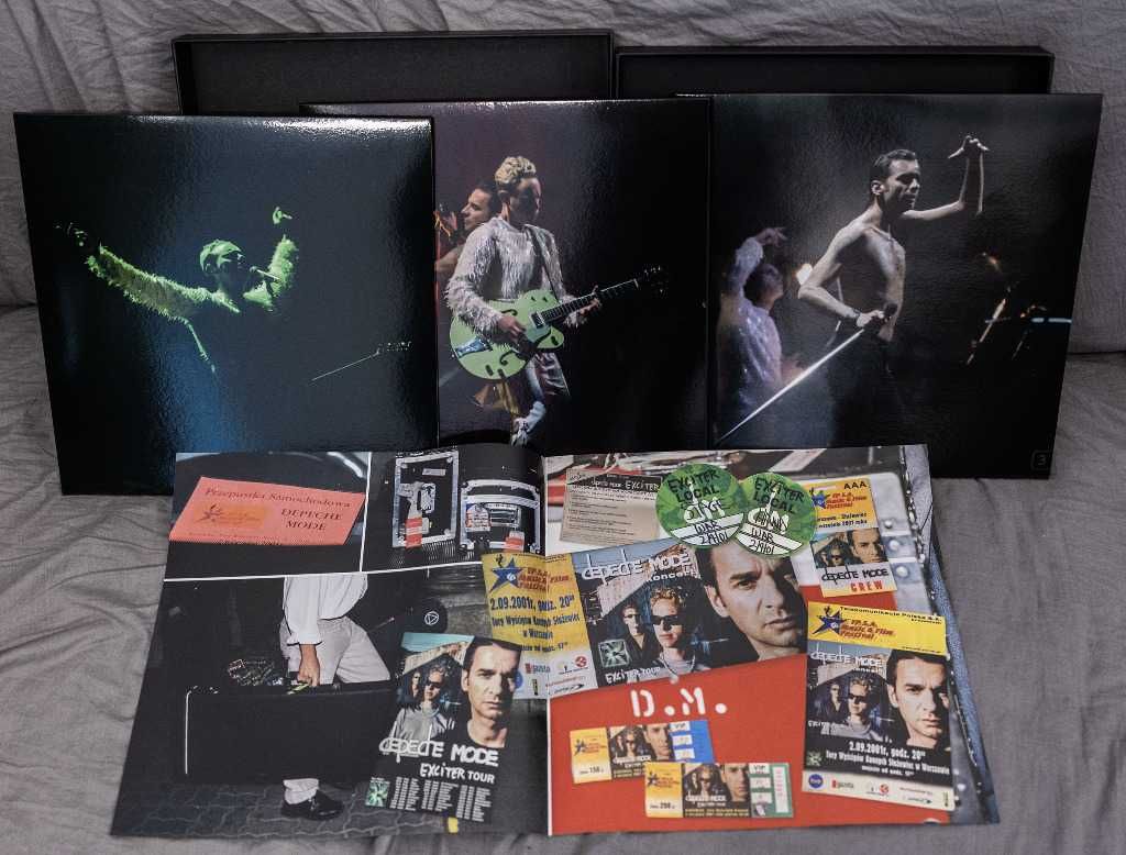 depeche MODE - Live in Warsaw 2001-BOX 3x winyl + dvd + book