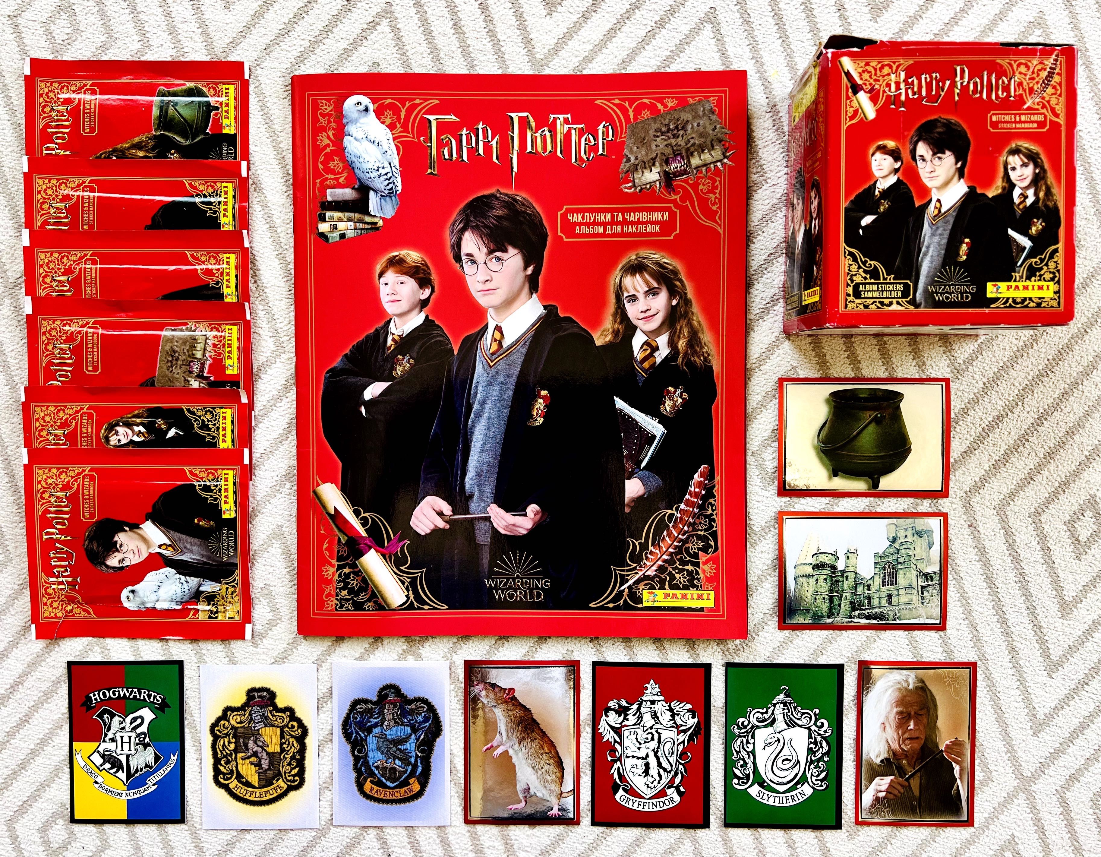 Наліпки Наклейки Harry Potter Panini Гаррі Поттер Witches & Wizards