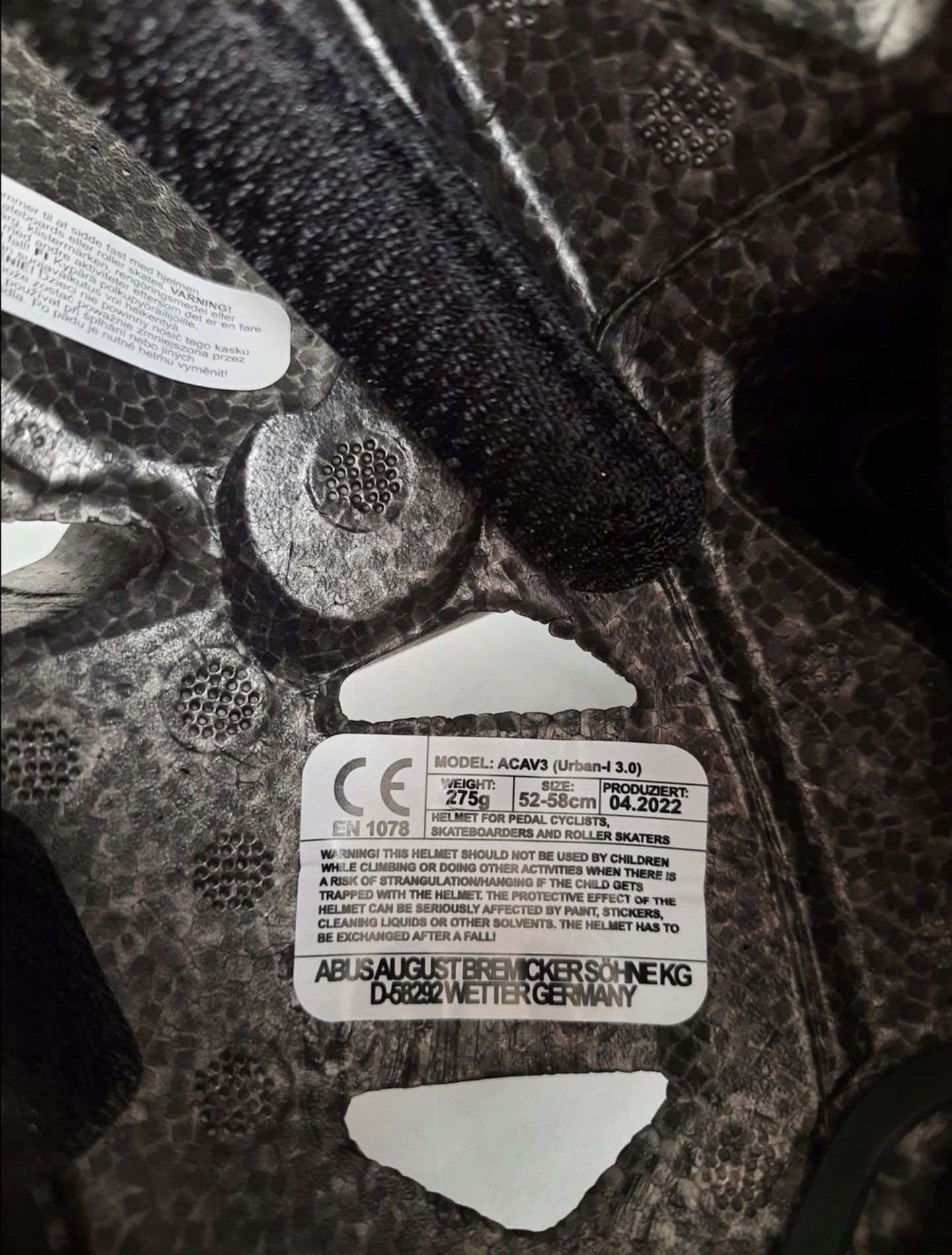 Велосипедный шлем Abus Urban-I 3.0 (52-58см)(51-55см)
