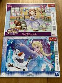 Puzzle dzieciece 3 + 2szt