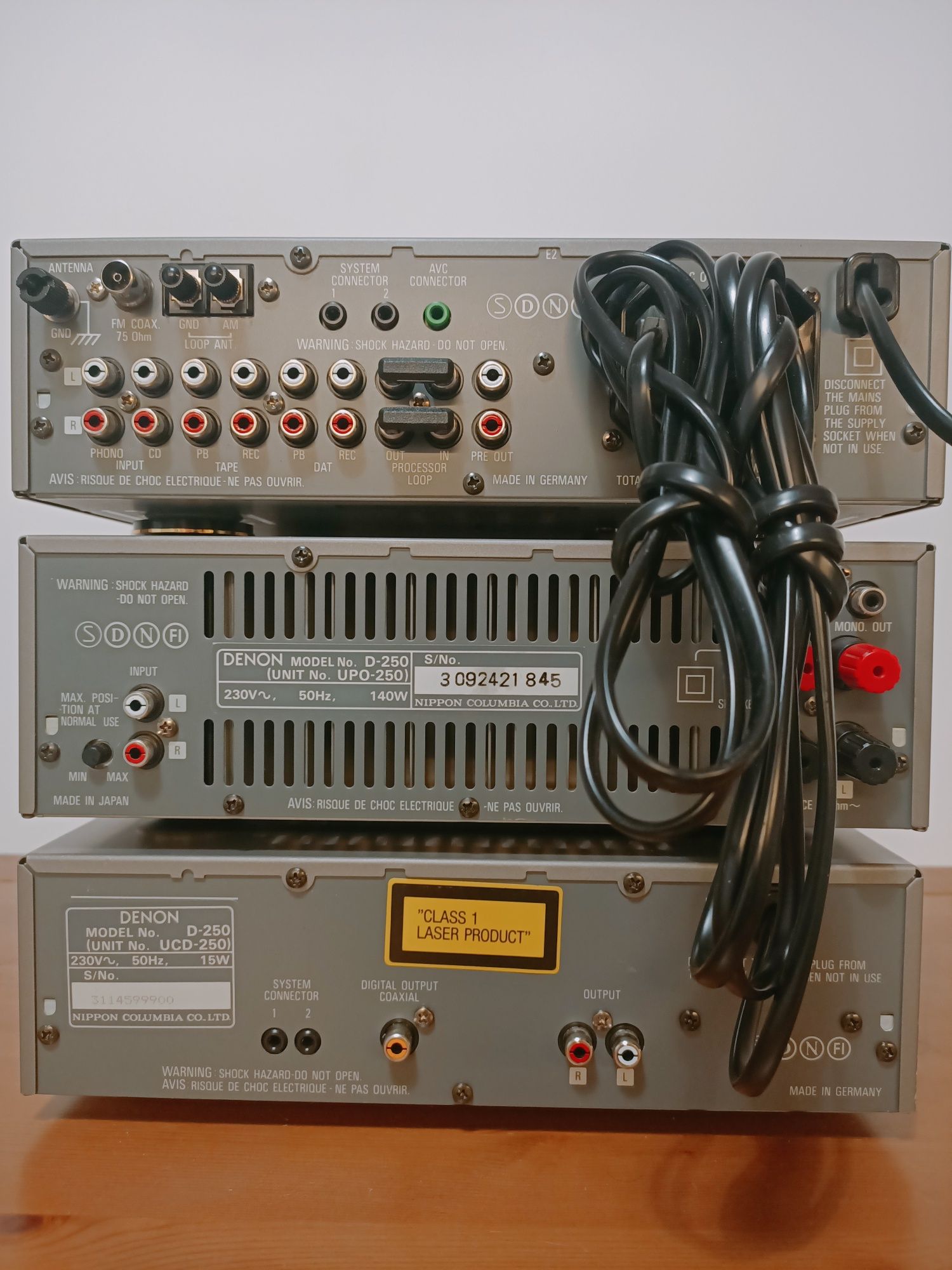 Wieża Denon UTP-250, UPO-250, UCD-250
