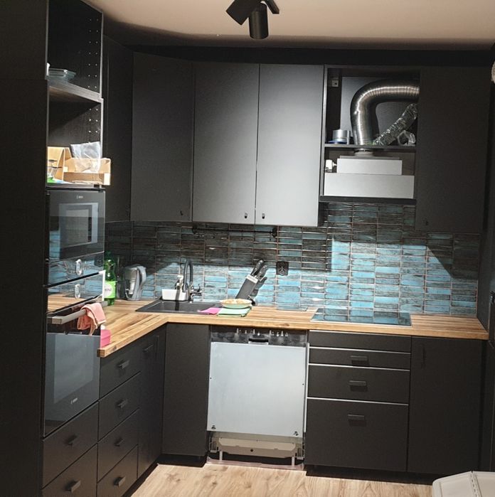 Fronty Ikea KUNGSBACKA czarny mat