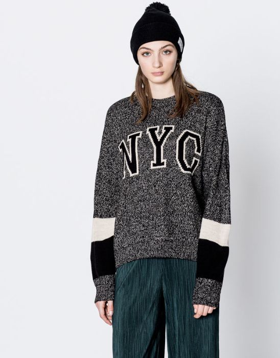 sweter pull&bear pull and bear oversize NY M deynn hit blog New York