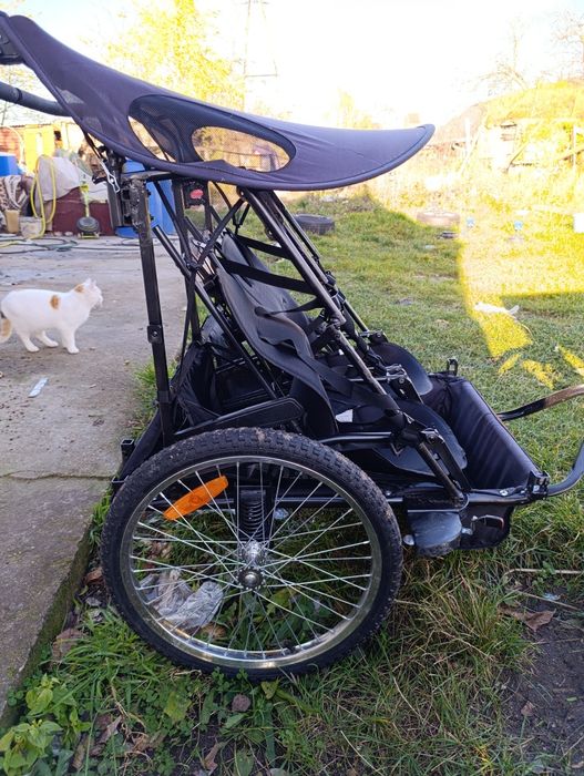 Wózek przyczepka 2 osobowy na każdy teren