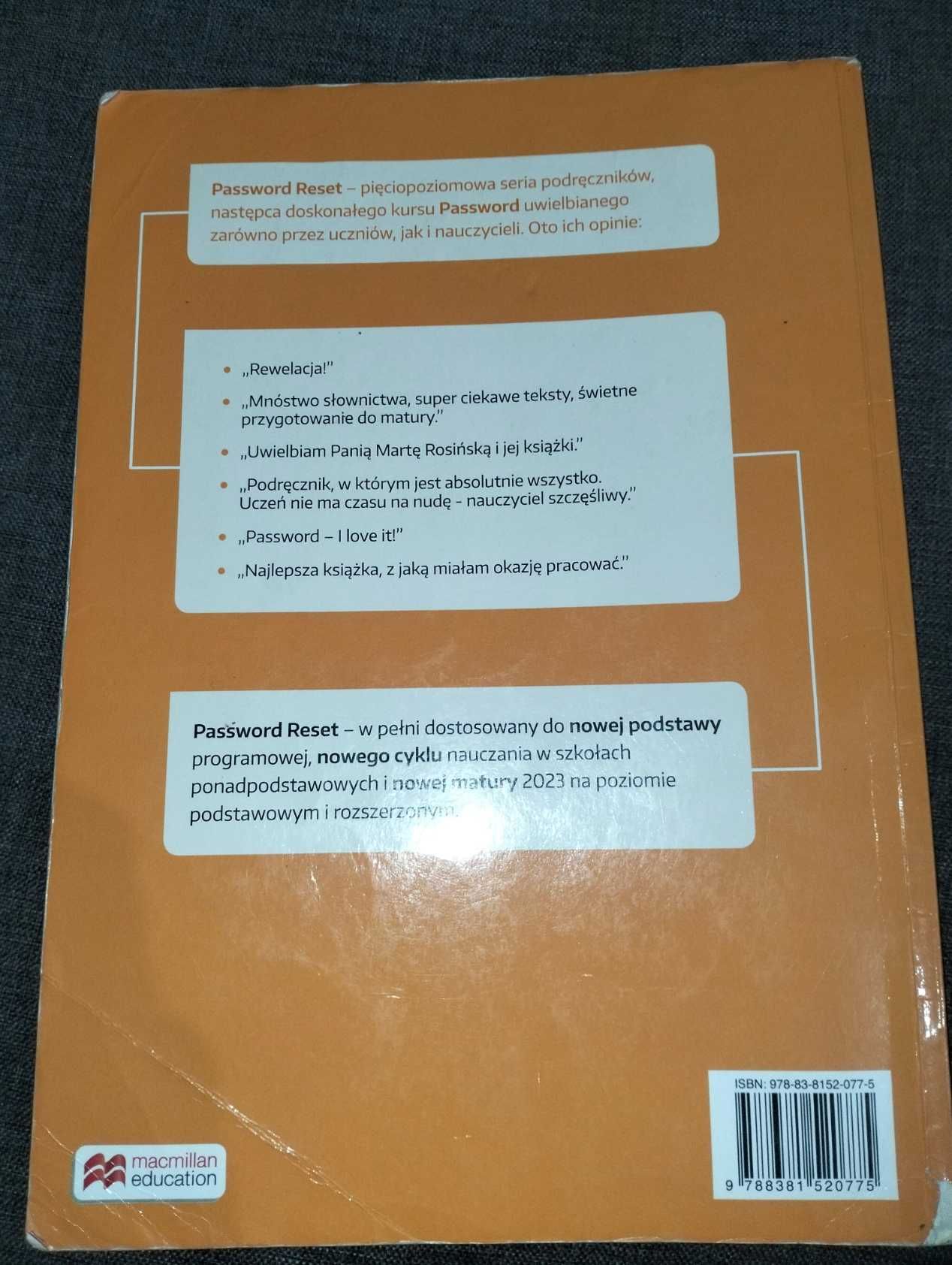 Podręcznik Password Reset A2+/B1