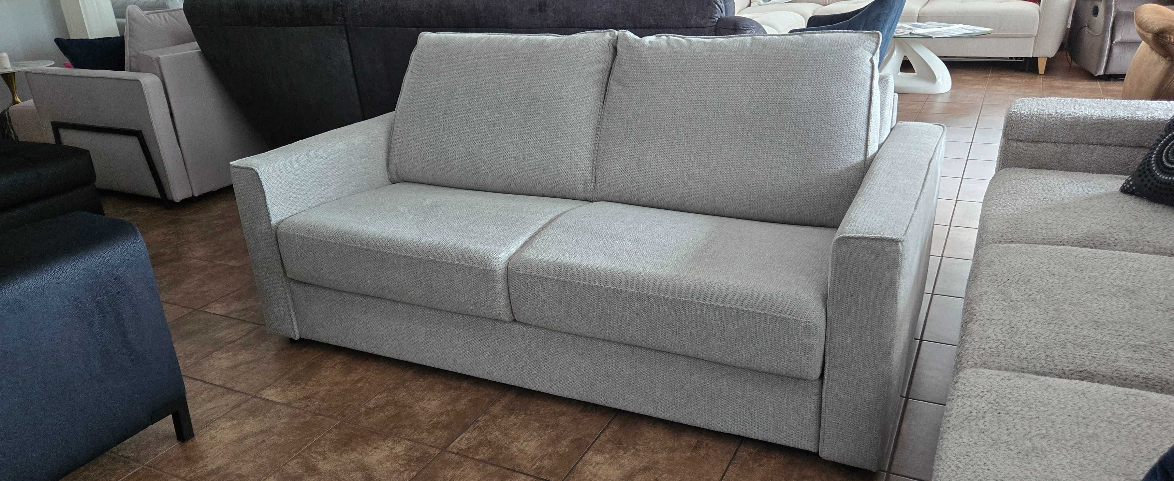 Sofa DELANTE spanie na materacu "stelaż włoski" SUPER cena