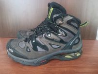 Ботинки берцы плотная кожа Salomon 4D Quest 42 размер 26.5