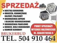 Kostka brukowa bloczki ogrodzeniowe ogrodzenia panelowe