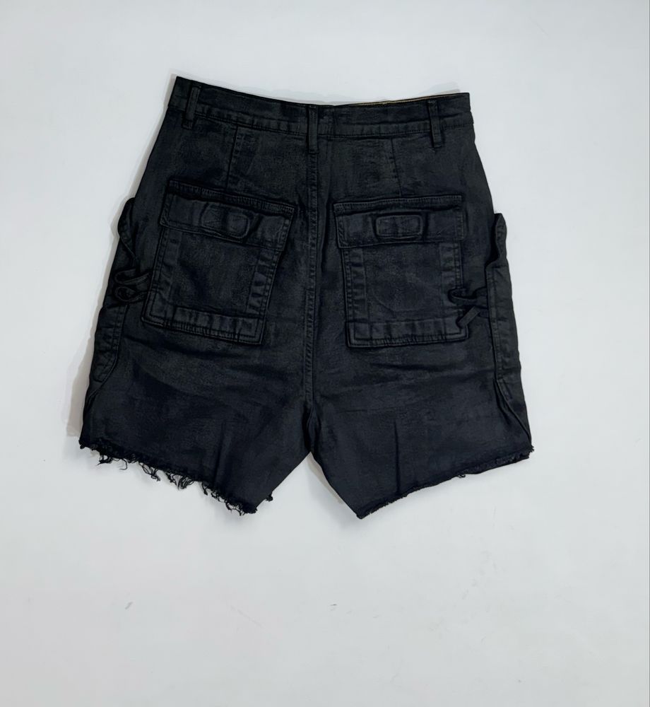 шорты Rick Owens Waxed pockets shorts