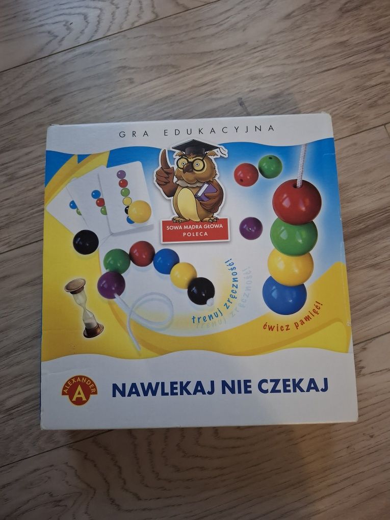 Nawlekaj nie czekaj Gra edukacyjna 3+