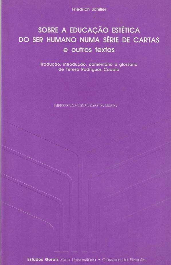 Sobre a educação estética do ser humano-Friedrich Schiller