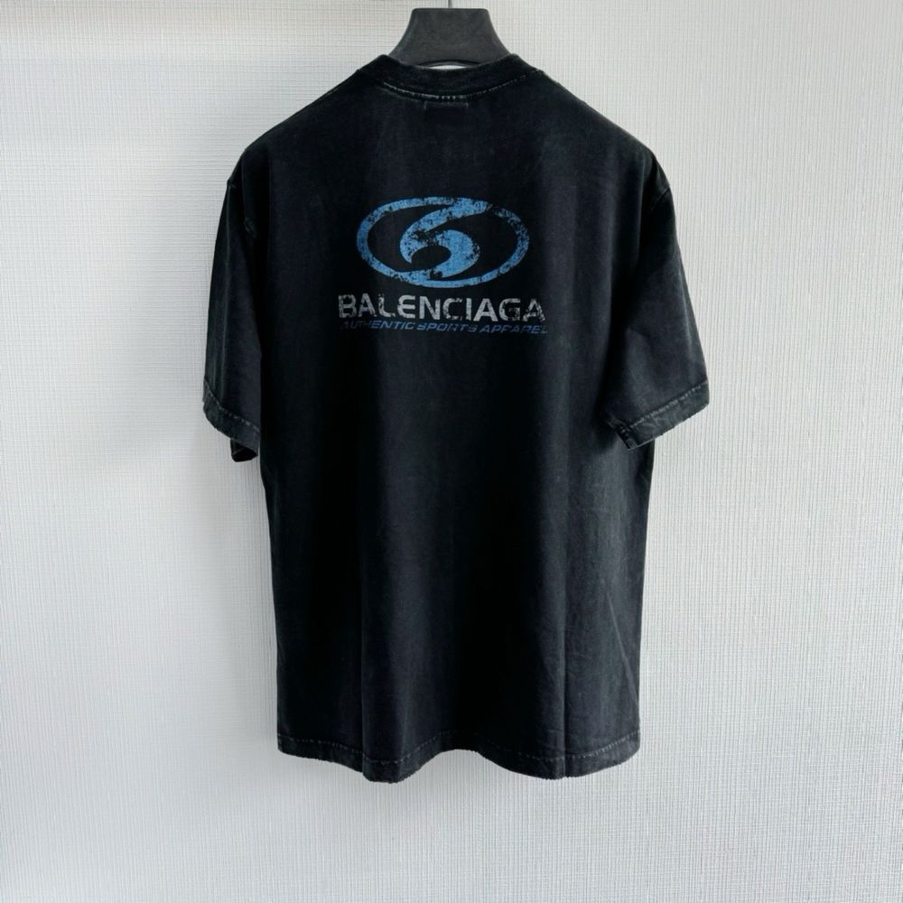 Czarna koszulka tshirt balenciaga unisex