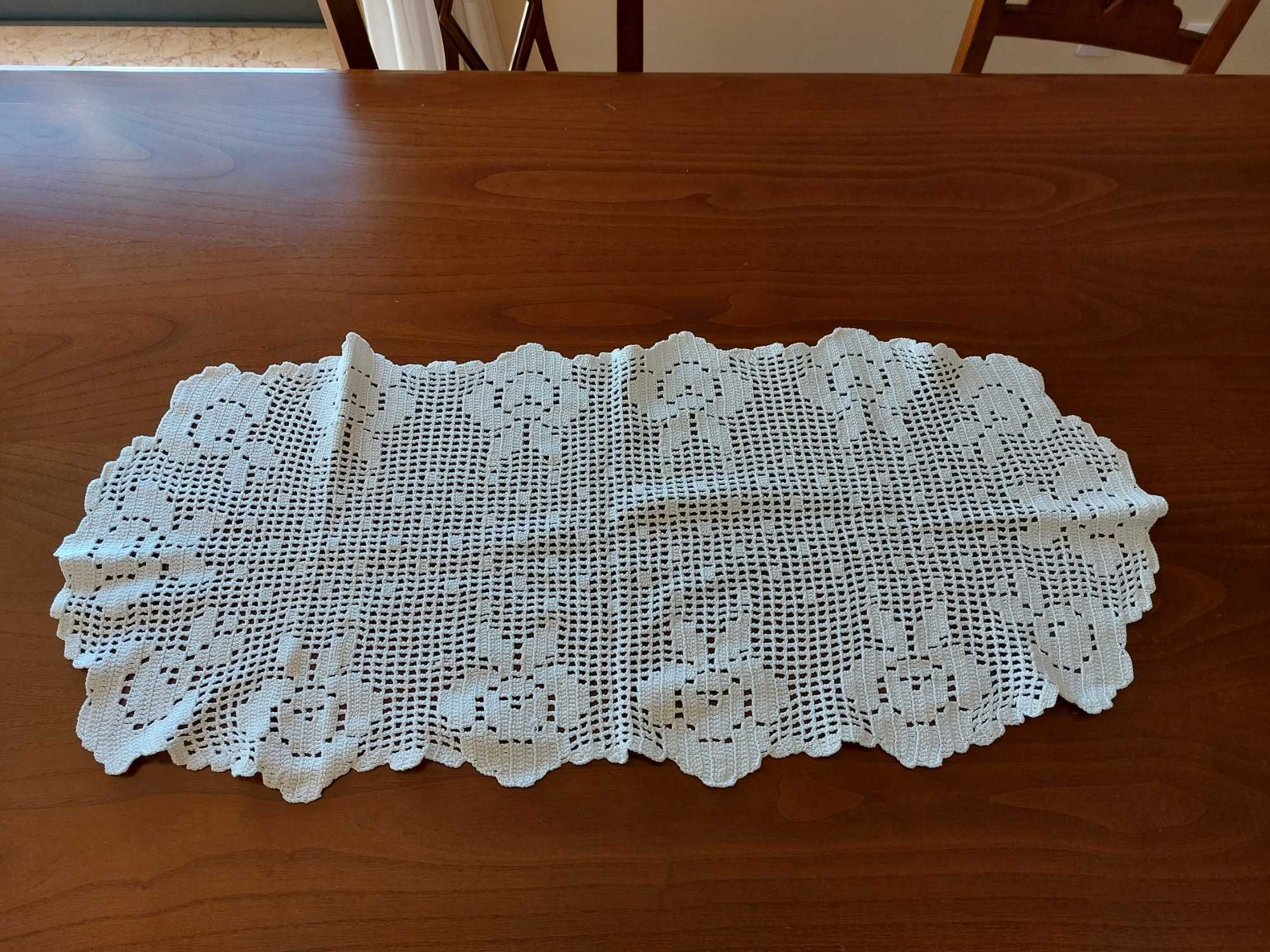 croché decorativo p/mesa